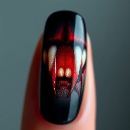 halloween vampire fang, and the neck